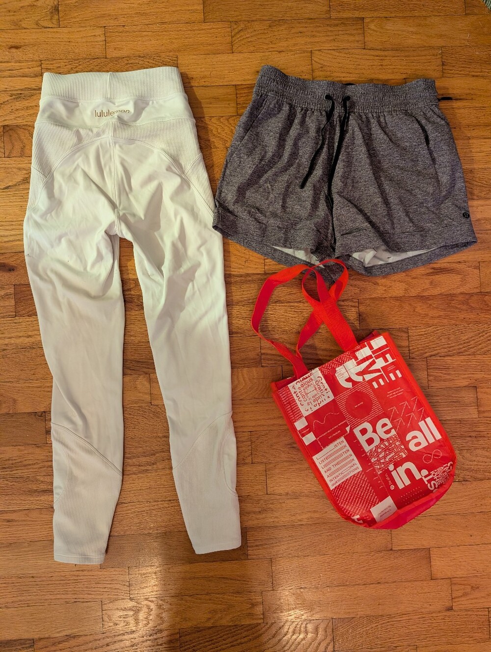 Lululemon Ambition Tights And Spring Break Away Short Lot